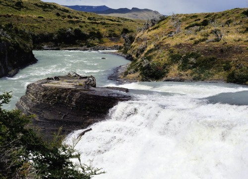 водопад на реке Rio Paine