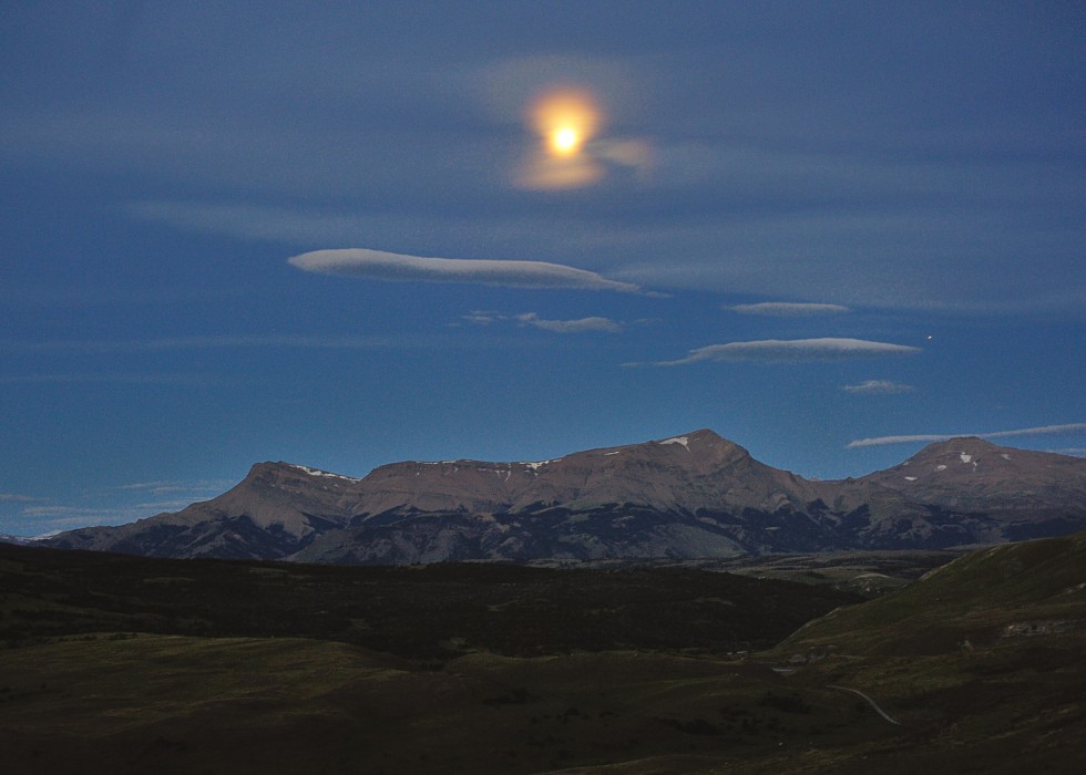 луна в Патагонии